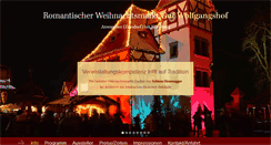 Desktop Screenshot of gut-wolfgangshof.de